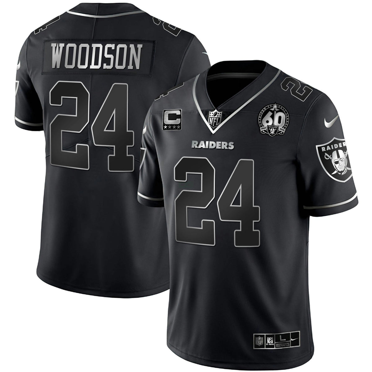Jersey NFL Men’s 60th Season Patch Gold & Split
