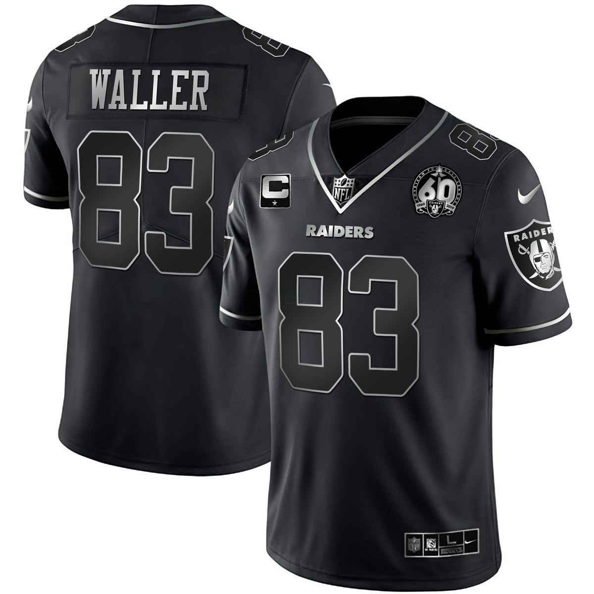 Jersey NFL Men’s 60th Season Patch Gold & Split