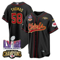 NFL Men’s AFC West Champions & Super Bowl LVIII Patch Jersey