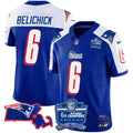 NFL Men’s Bill Belichick 6x Champions Patch Vapor Jersey