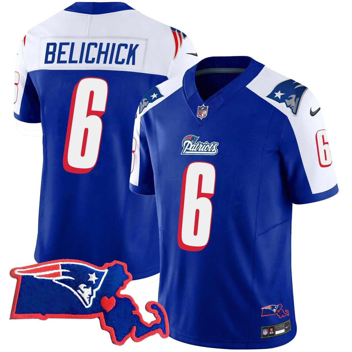 NFL Men’s Bill Belichick 6x Champions Vapor Jersey