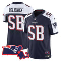 NFL Men’s Bill Belichick “SB 36, 38, 39, 49, 51 Champions” Vapor Jersey