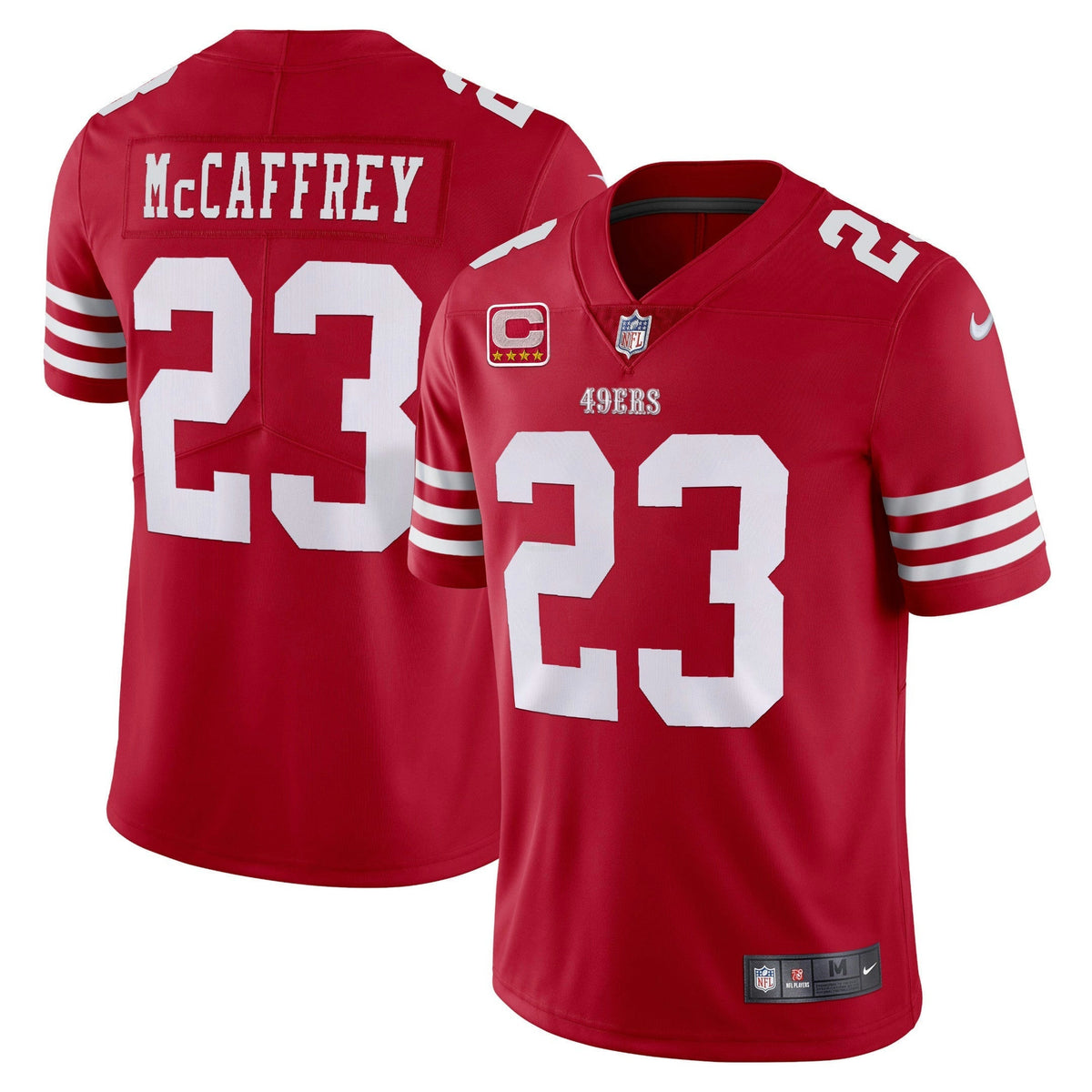 Jersey NFL Men’s Christian McCaffrey Gold & Split