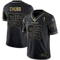 NFL Men’s Denver White Gold and Black Gold Jersey