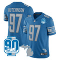 NFL Men’s Detroit Michigan State & 90th Year Patch Jersey