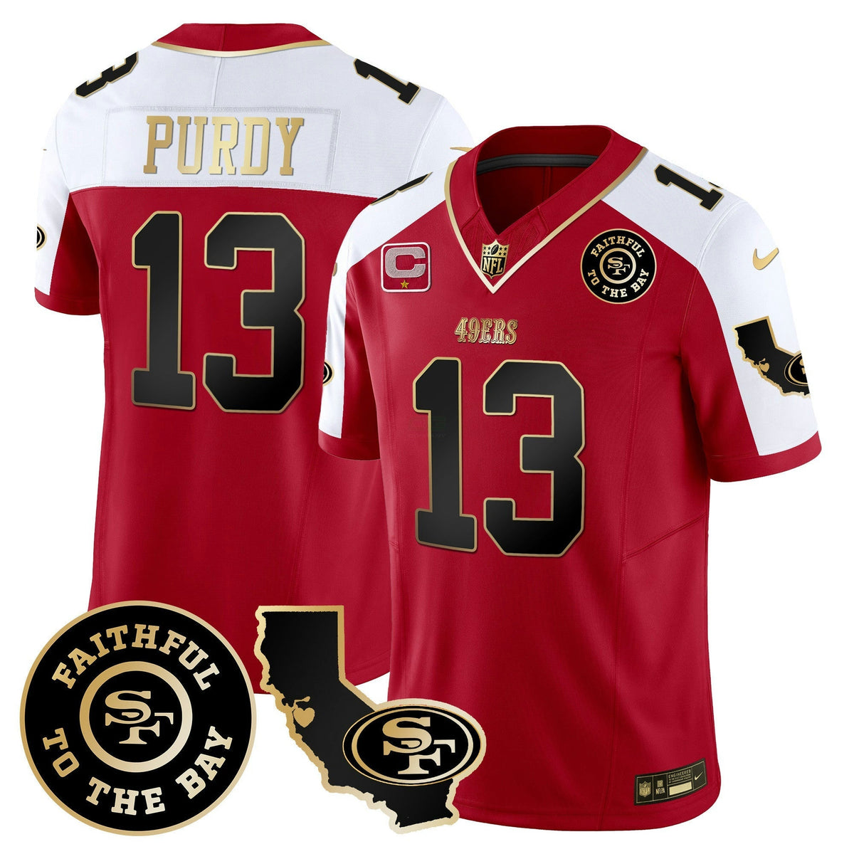 NFL Men’s Faithful & California Patch Vapor Jersey