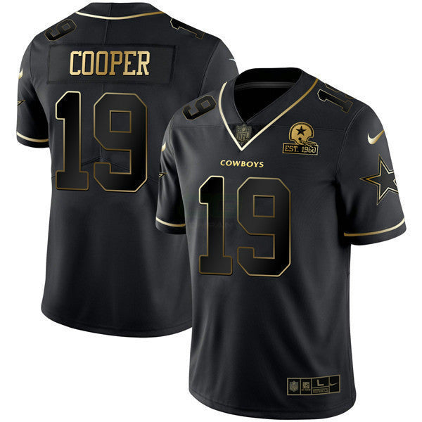 Jersey NFL Men’s Gold & Split Vapor Limited Est 1960 Patch