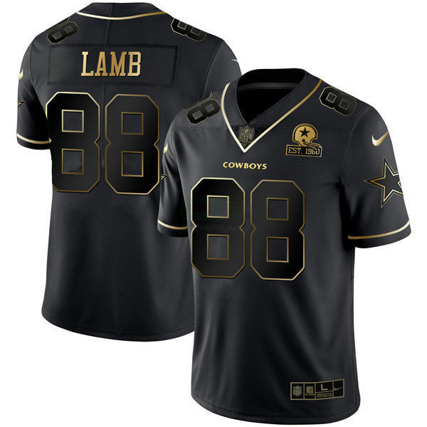 Jersey NFL Men’s Gold & Split Vapor Limited Est 1960 Patch