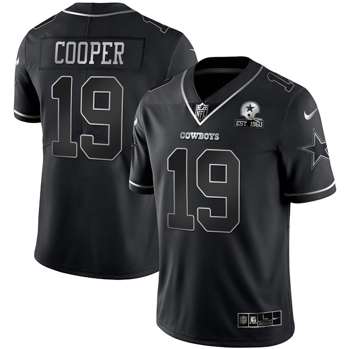 Jersey NFL Men’s Gold & Split Vapor Limited Est 1960 Patch