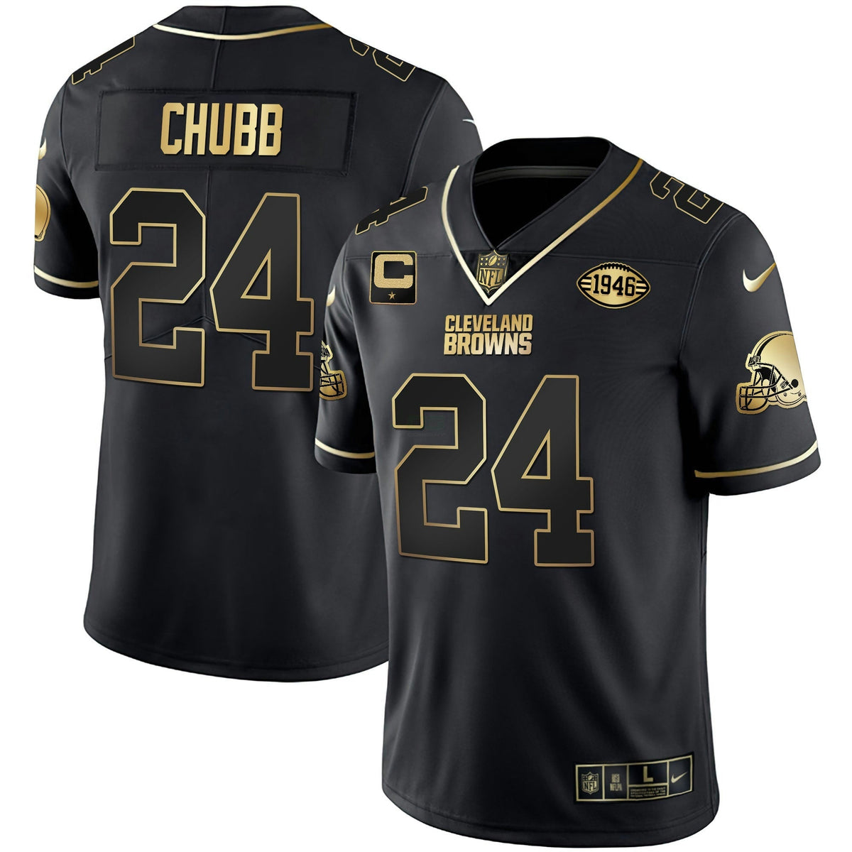 Jersey NFL Men’s Gold & Split Vapor Limited