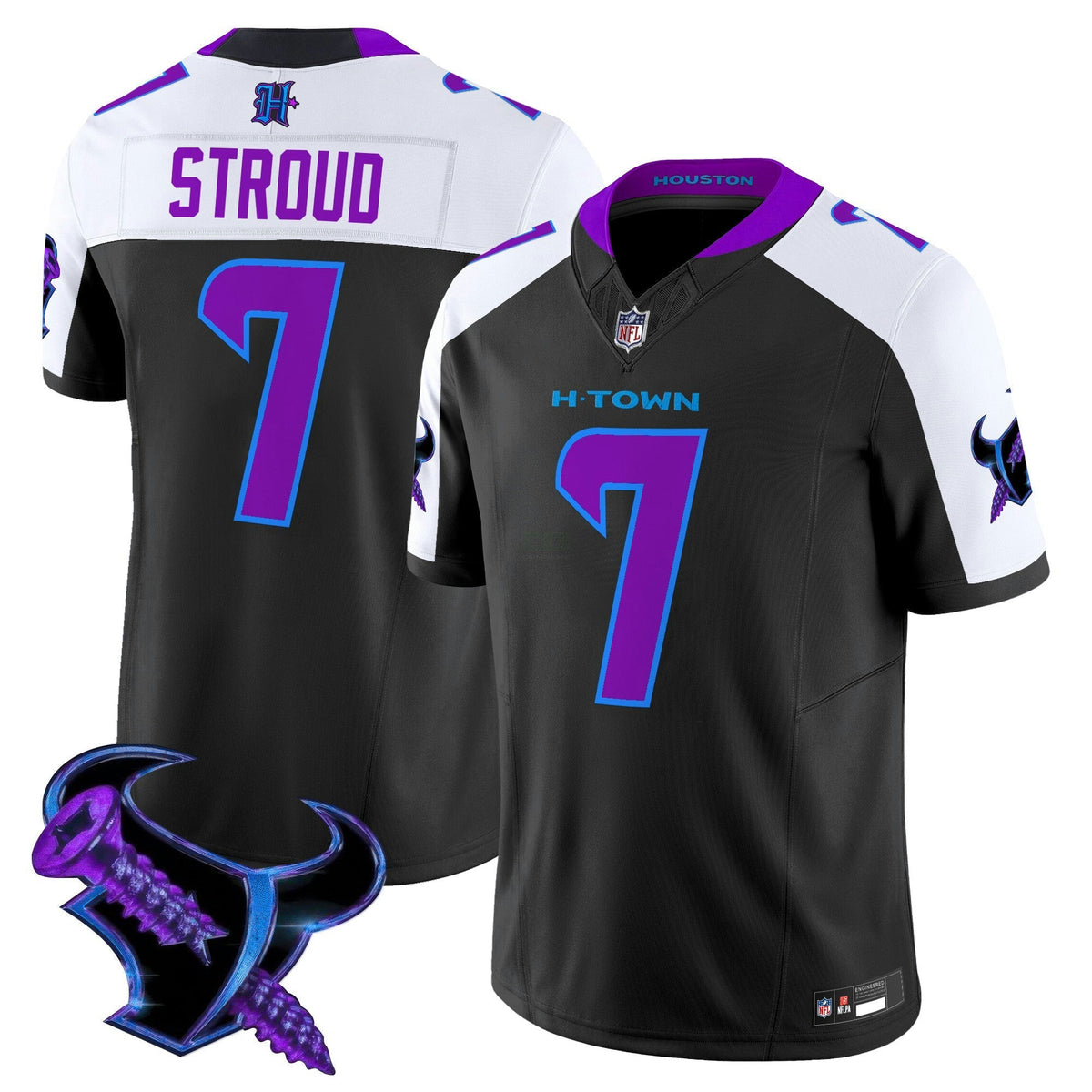 NFL Men’s Houston 2025 DJ Screw Vapor Limited Jersey