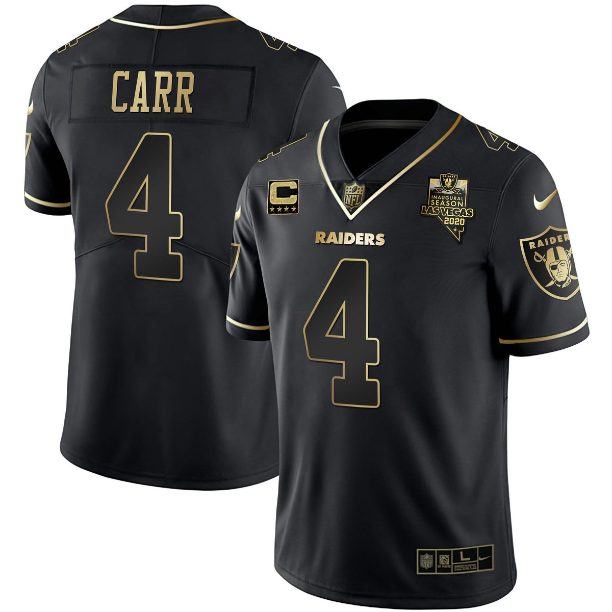 Jersey NFL Men’s Inaugural Season Patch Gold & Split
