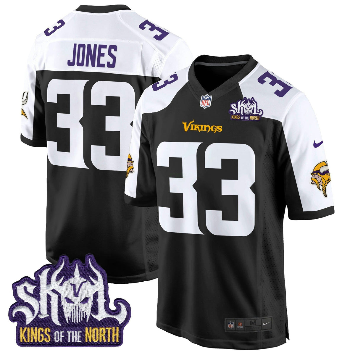 NFL Men’s Minnesota King Of The North Patch Game Jersey