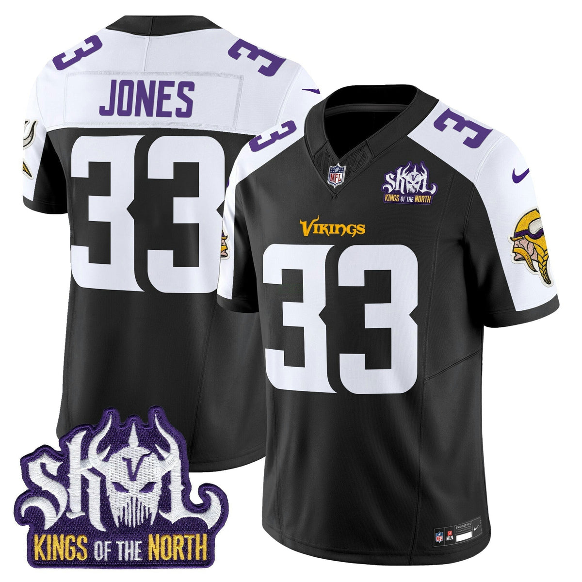 NFL Men’s Minnesota Kings Of The North Patch Vapor Limited Jersey V2