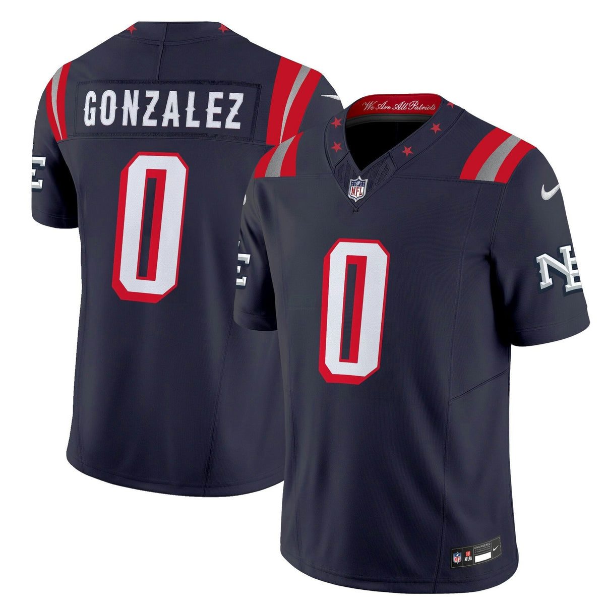 NFL Men’s New England 2025 “Rivalries” Vapor Limited Jersey