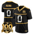 NFL Men’s New York ‘Century Red’ 100th Season Commemorative Gold Vapor Jersey