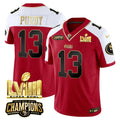 NFL Men’s NFC West Champions & Super Bowl LVIII Gold Patch Vapor Jersey