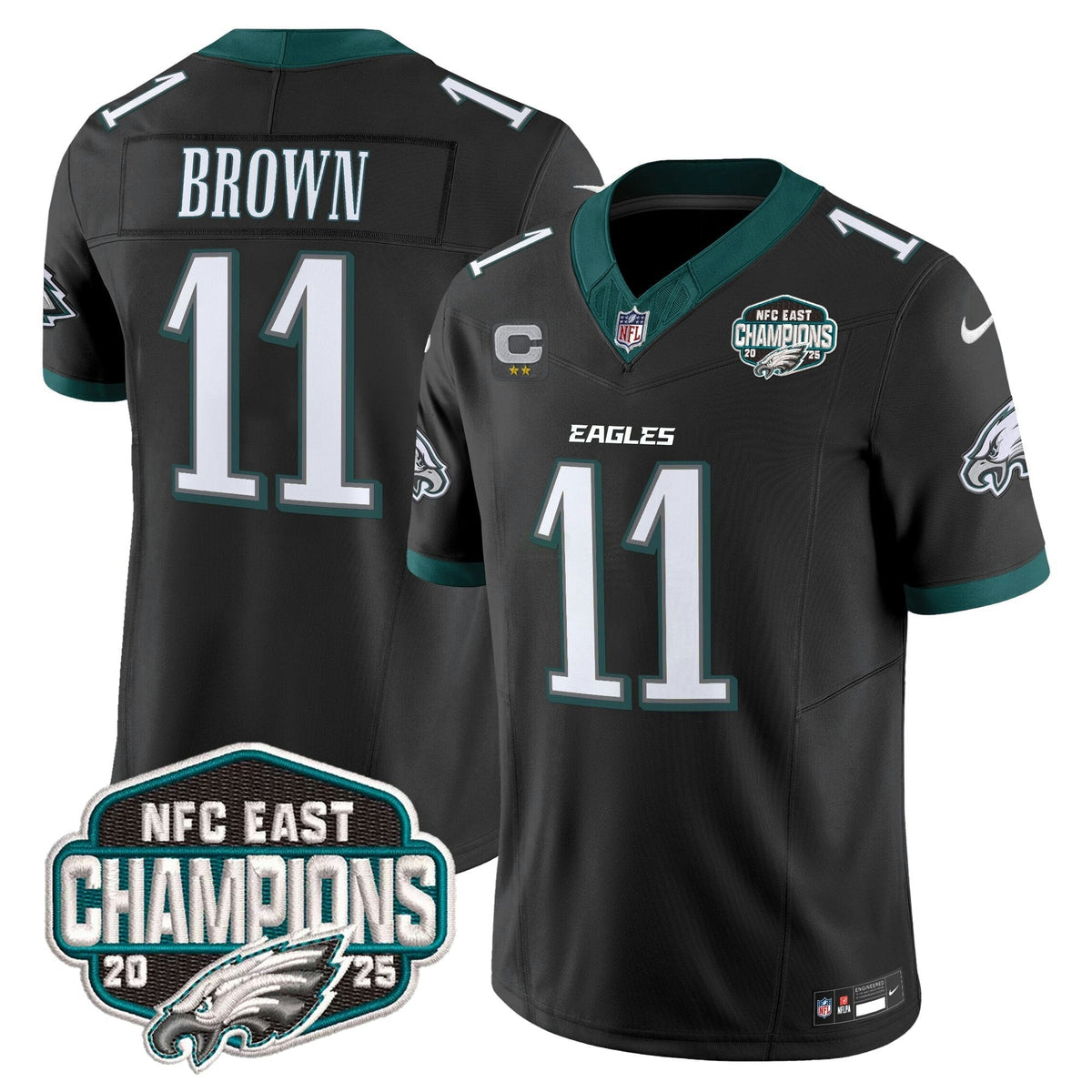 NFL Men’s Philadelphia 2025 NFC East Division Champions Vapor Limited Jersey