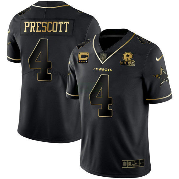 Jersey NFL Men’s Black Gold Collection
