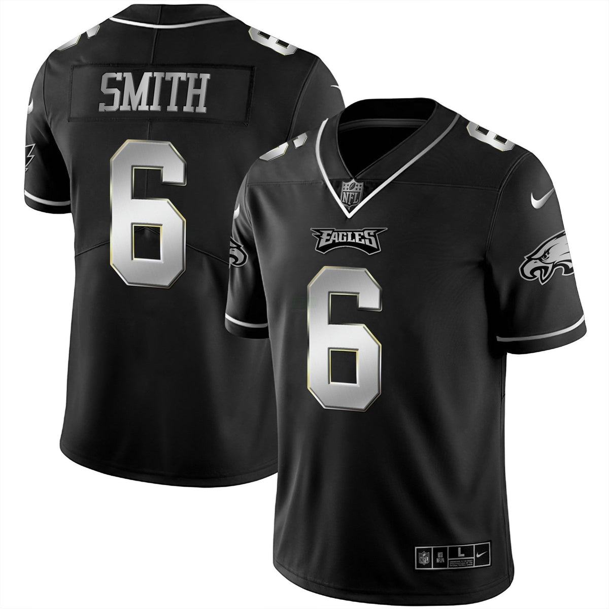 Jersey NFL Men’s Black Silver Limited