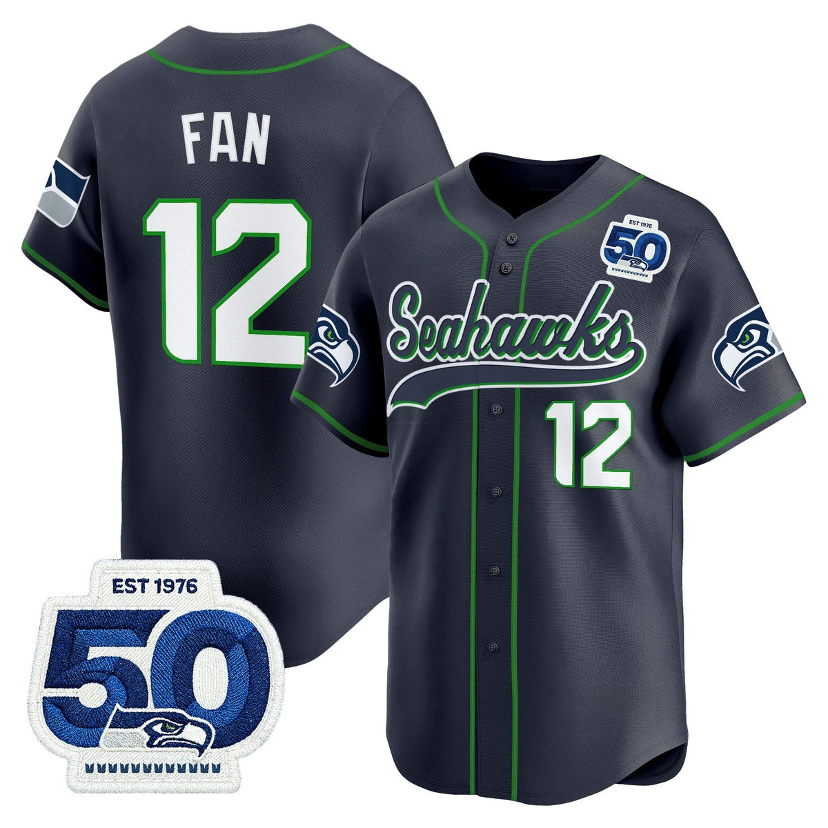 NFL Men’s Seattle 50th Anniversary Vapor Jersey