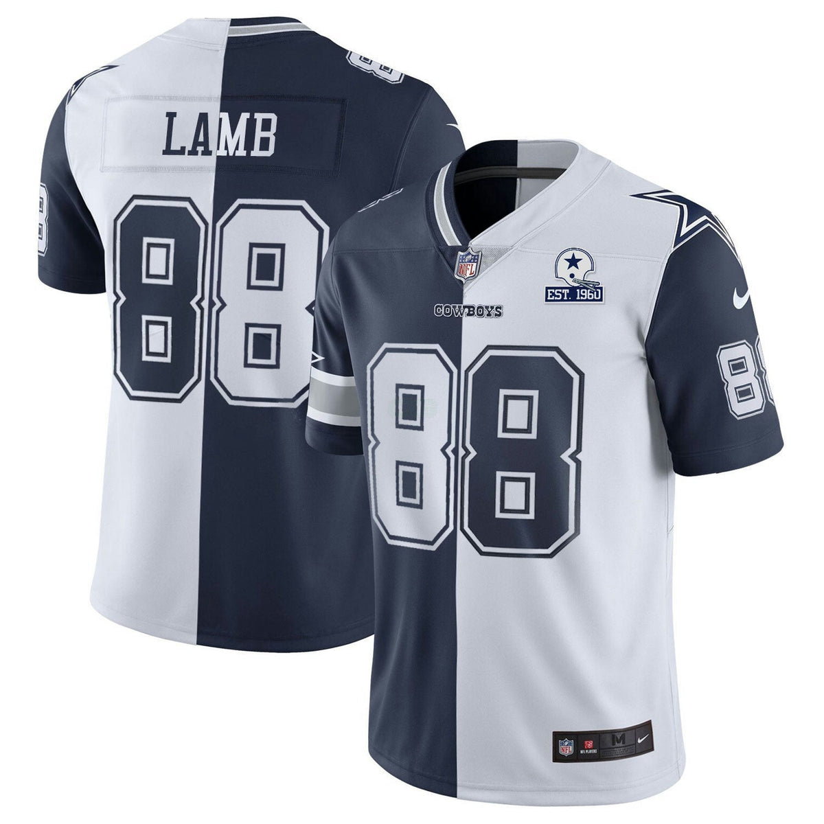 Jersey NFL Men’s Split Est 1960 Patch