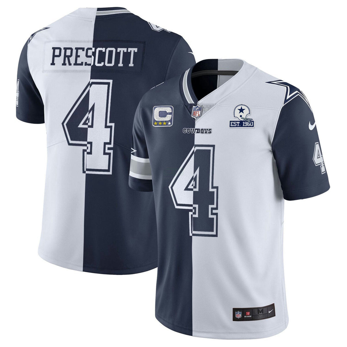 Jersey NFL Men’s Split Est 1960 Patch
