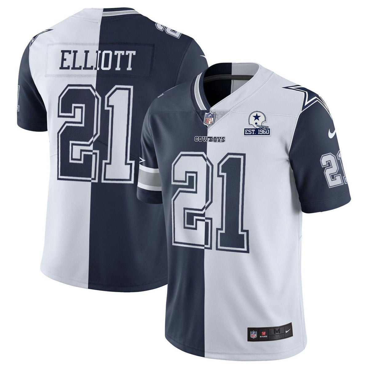 Jersey NFL Men’s Split Est 1960 Patch