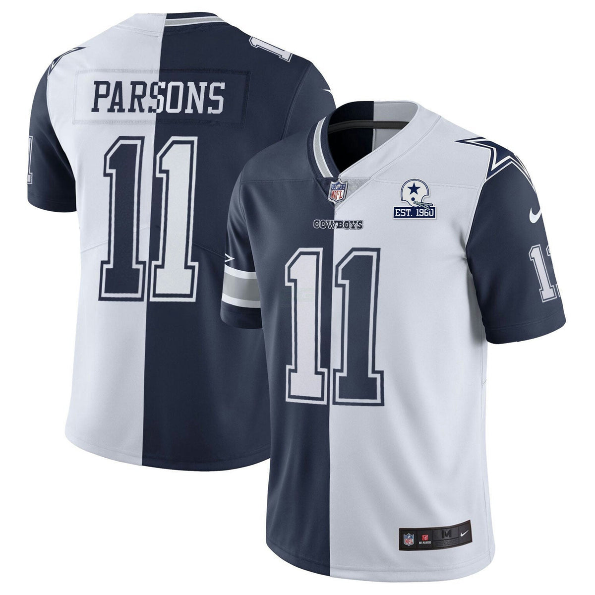 Jersey NFL Men’s Split Est 1960 Patch