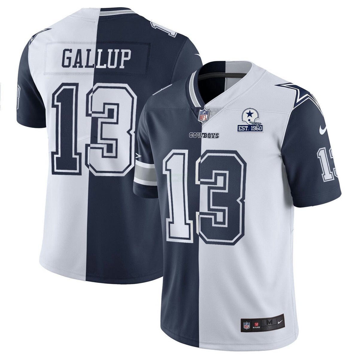 Jersey NFL Men’s Split Est 1960 Patch