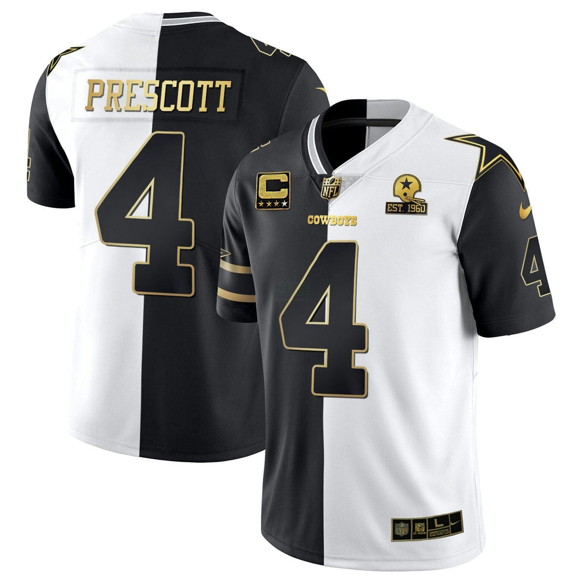 Jersey NFL Men’s Split Est 1960 Patch