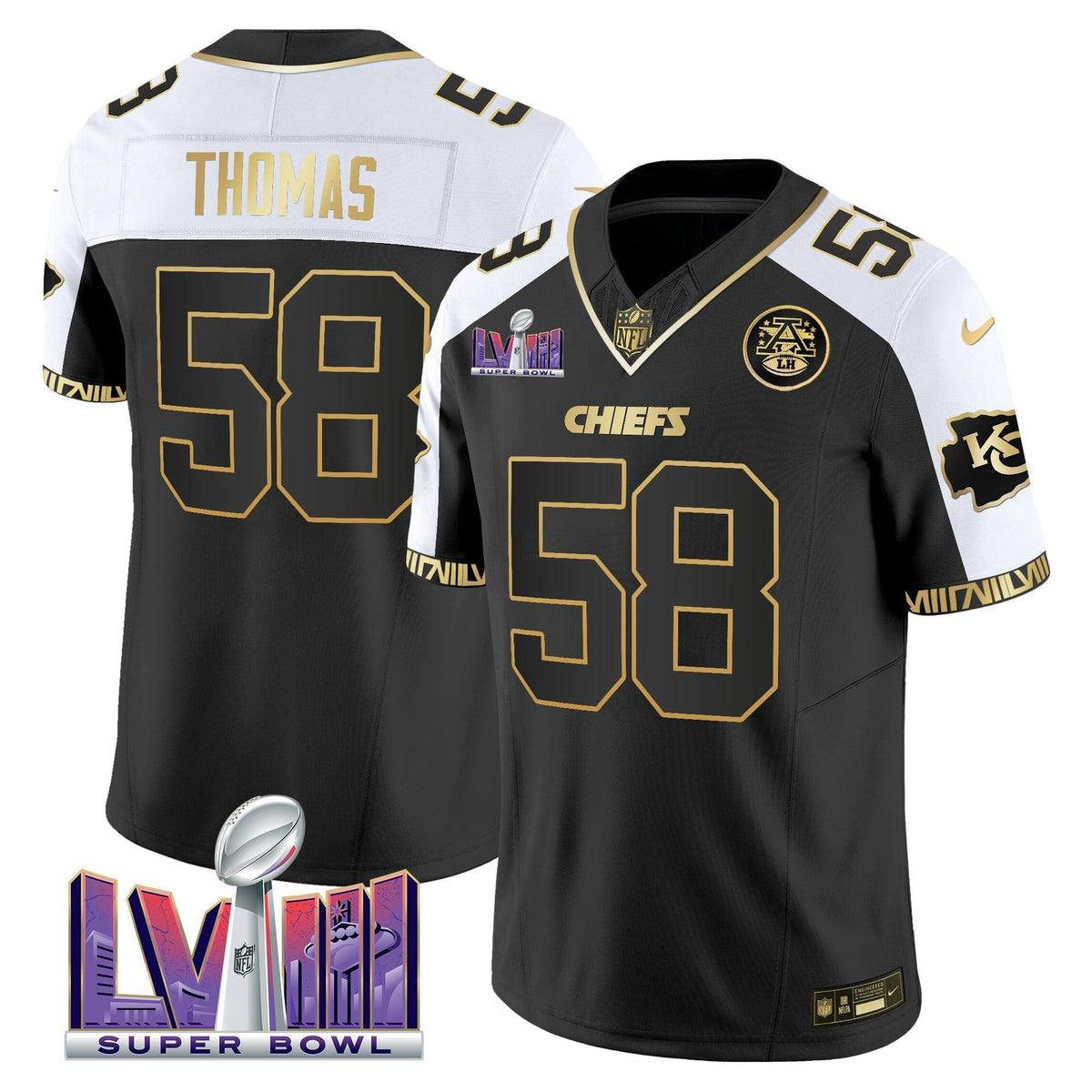NFL Men’s Super Bowl LVIII Pattern Vapor Jersey