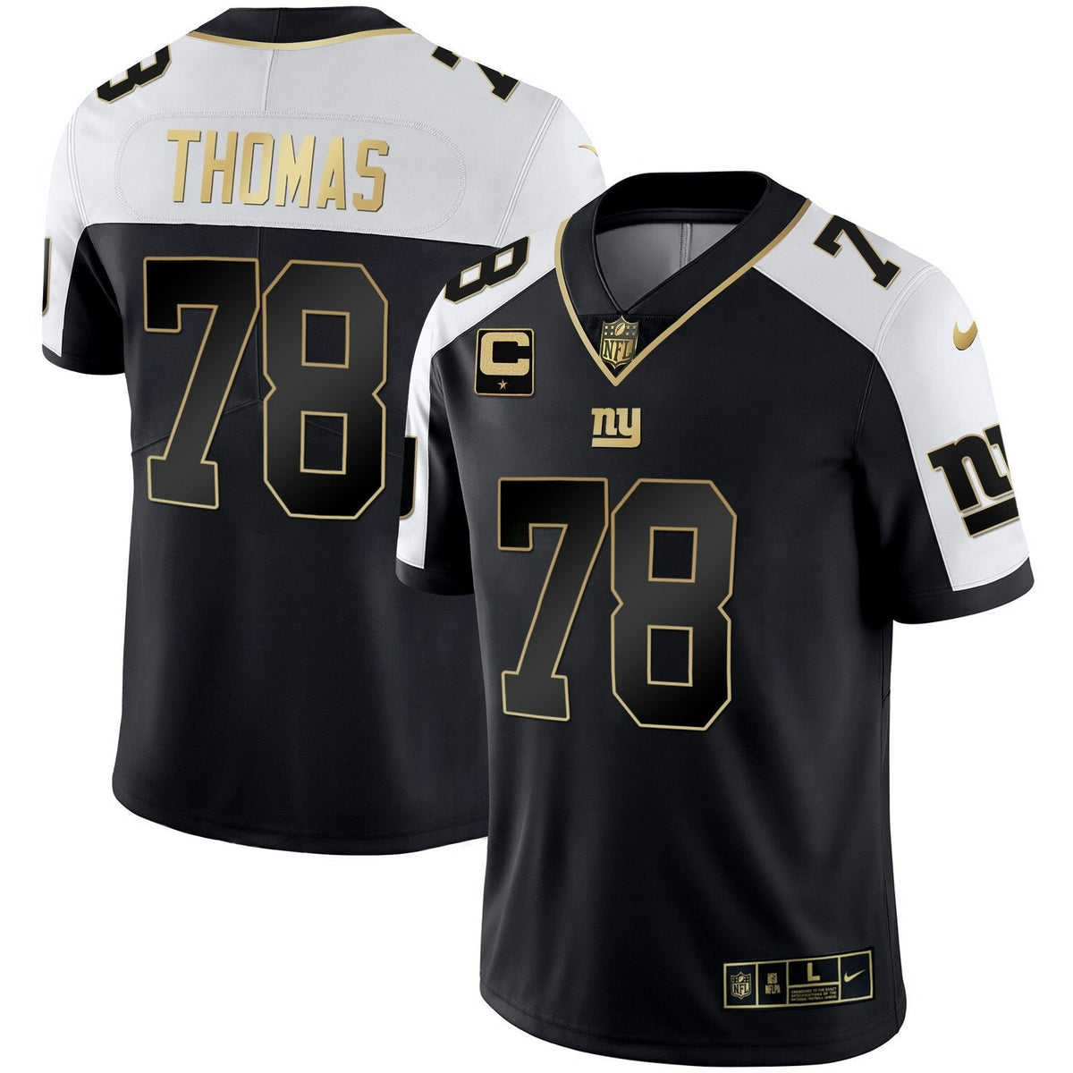 NFL New York Giants Men’s Vapor Gold Jersey