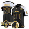 NFL Washington Commanders Men’s Washington Redskins Throwback 1992 Super Bowl XXVI Patch Gold Vapor Limited Jersey
