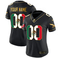 NFL Mexico Gold & Kelly Vapor Jersey
