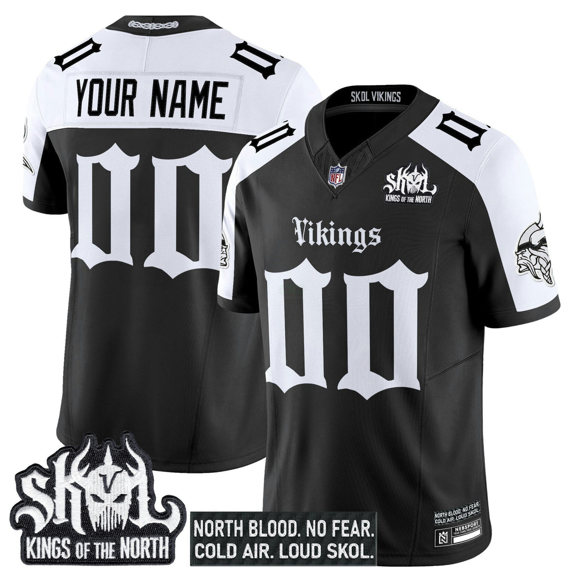 NFL Minnesota ‘Gothic Norseblood Edition’ Vapor Limited Jersey