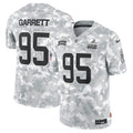 NFL Myles Garrett Cleveland 2024 Salute to Service Vapor Limited Jersey – Arctic Camo - Arctic Camo