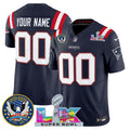NFL New England “Super Bowl LX & United States 250th Patch” Vapor Limited Jersey