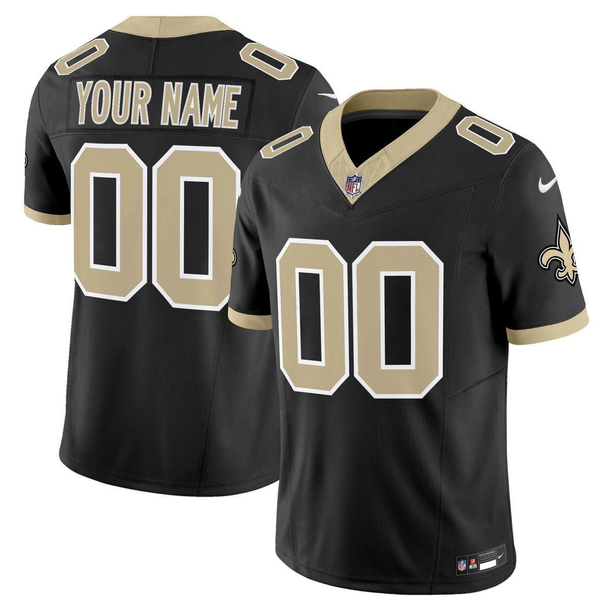 NFL New Orleans ‘Gameday Golds Edition’ Vapor Jersey