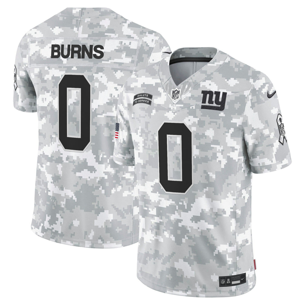 NFL New York 2024 Salute to Service Vapor Limited Jersey – Arctic Camo – All stitched