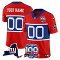 NFL New York ‘Century Red’ 100th Commemorative Vapor Jersey V2
