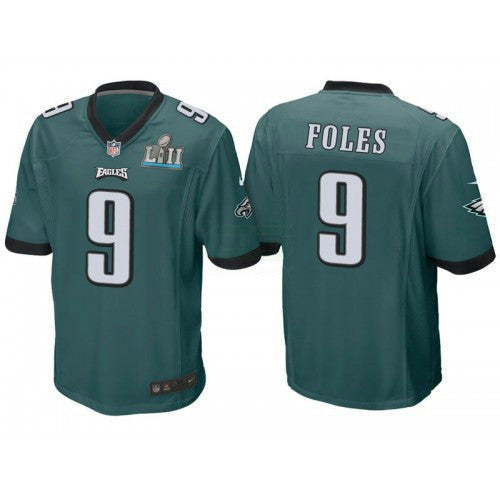 NFL Nick Foles Philadelphia Midnight Green Super Bowl Jersey - Midnight Green