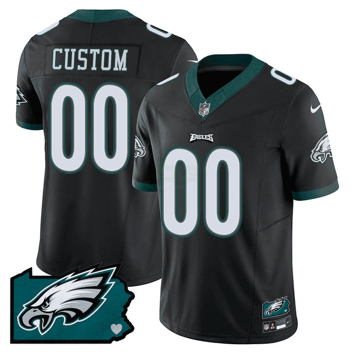NFL Philadelphia Pennsylvania State Map Patch Jersey