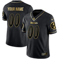 Jersey NFL Black Gold Custom Name and Number