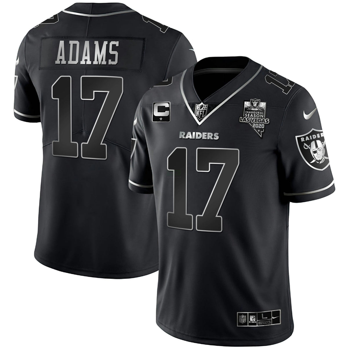 Jersey NFL Black Silver Vapor