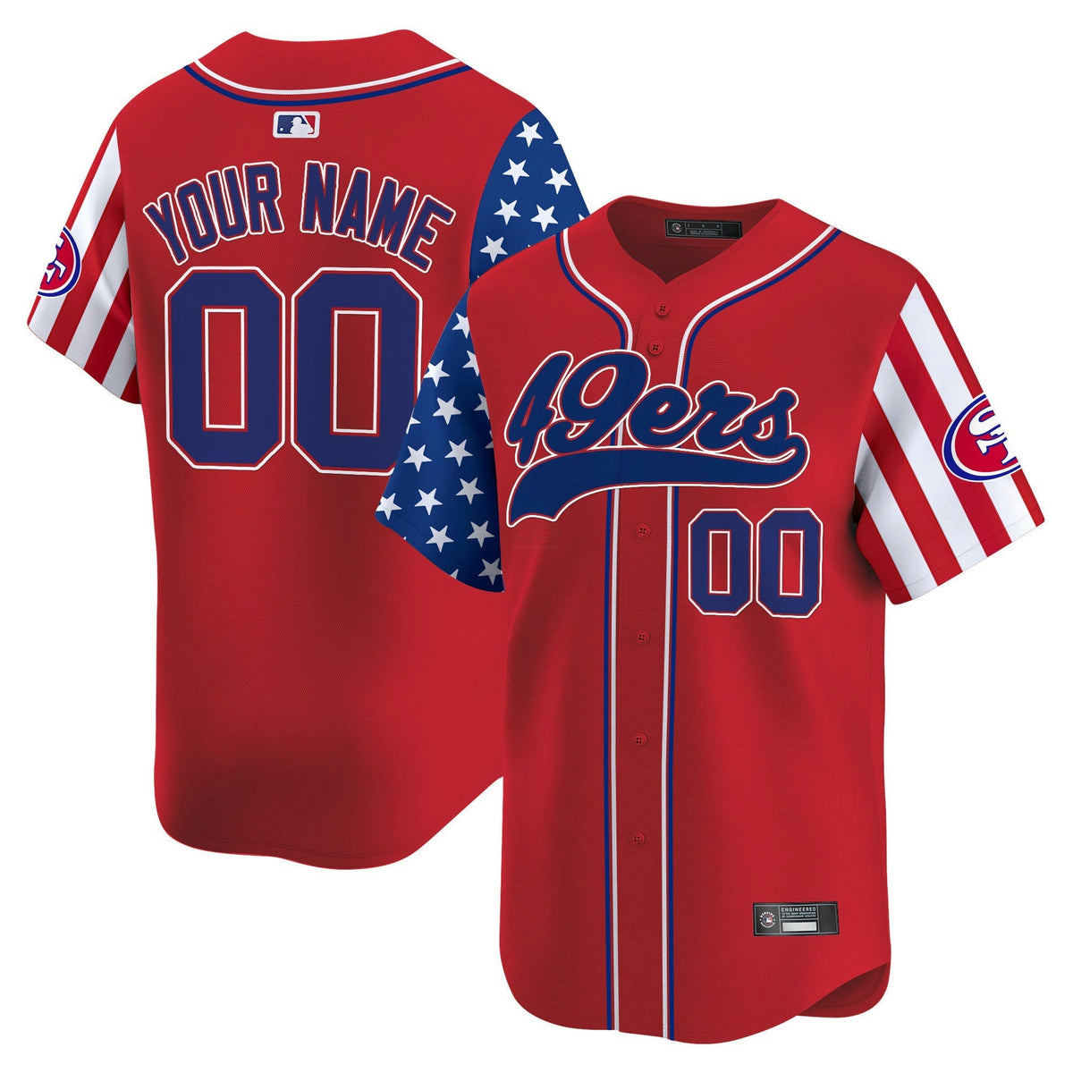 NFL San Francisco 2025 Independence Day Vapor Jersey
