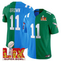 NFL Split Philadelphia Super Bowl LIX & College Football Vapor Limited Jersey