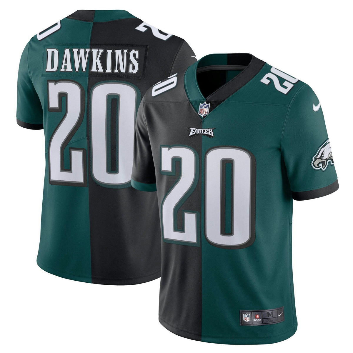 Jersey NFL Split Black Green Vapor Limited