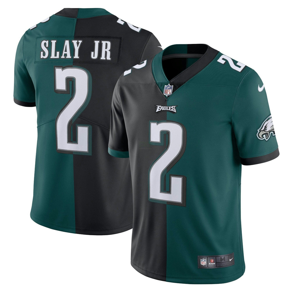 Jersey NFL Split Black Green Vapor Limited