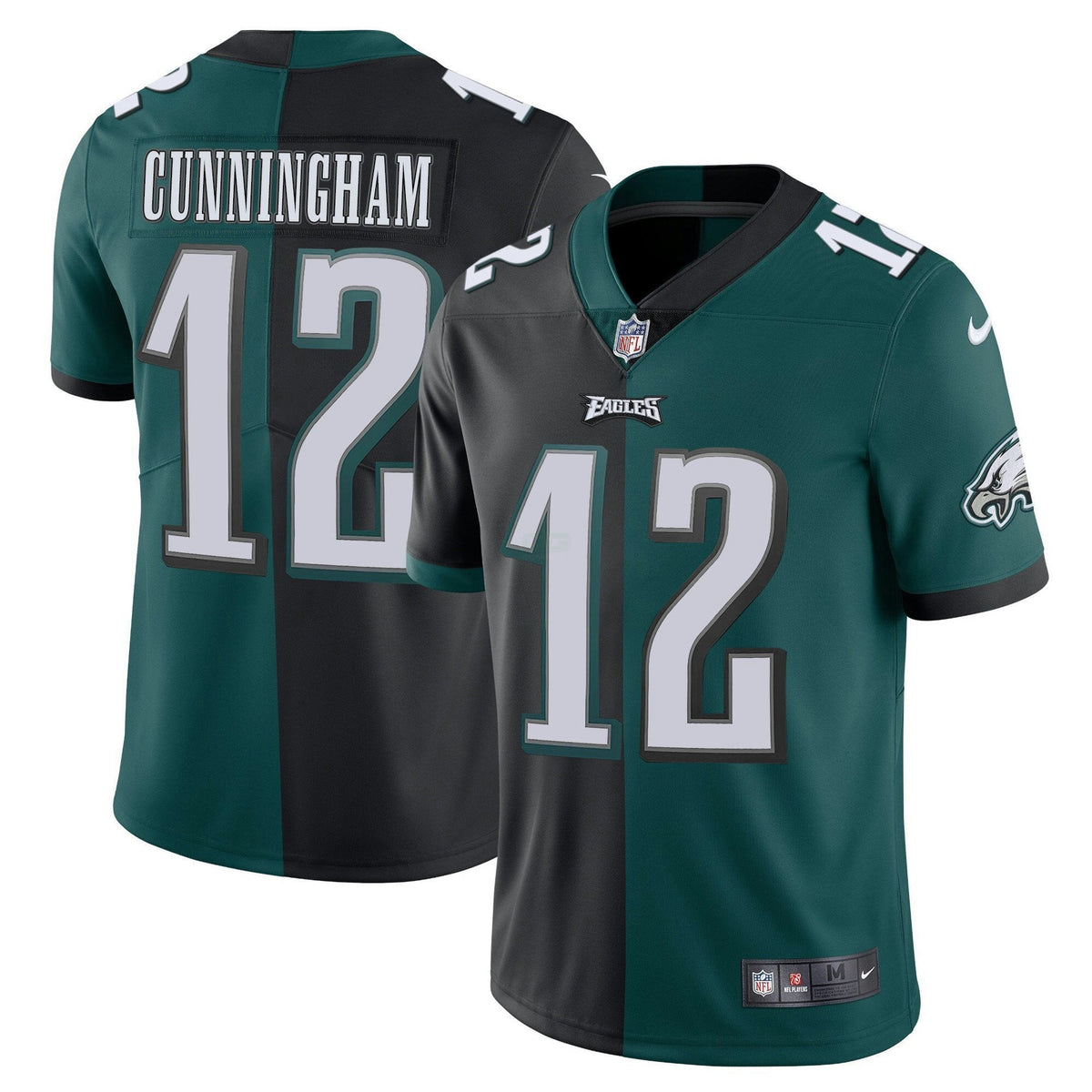 Jersey NFL Split Black Green Vapor Limited